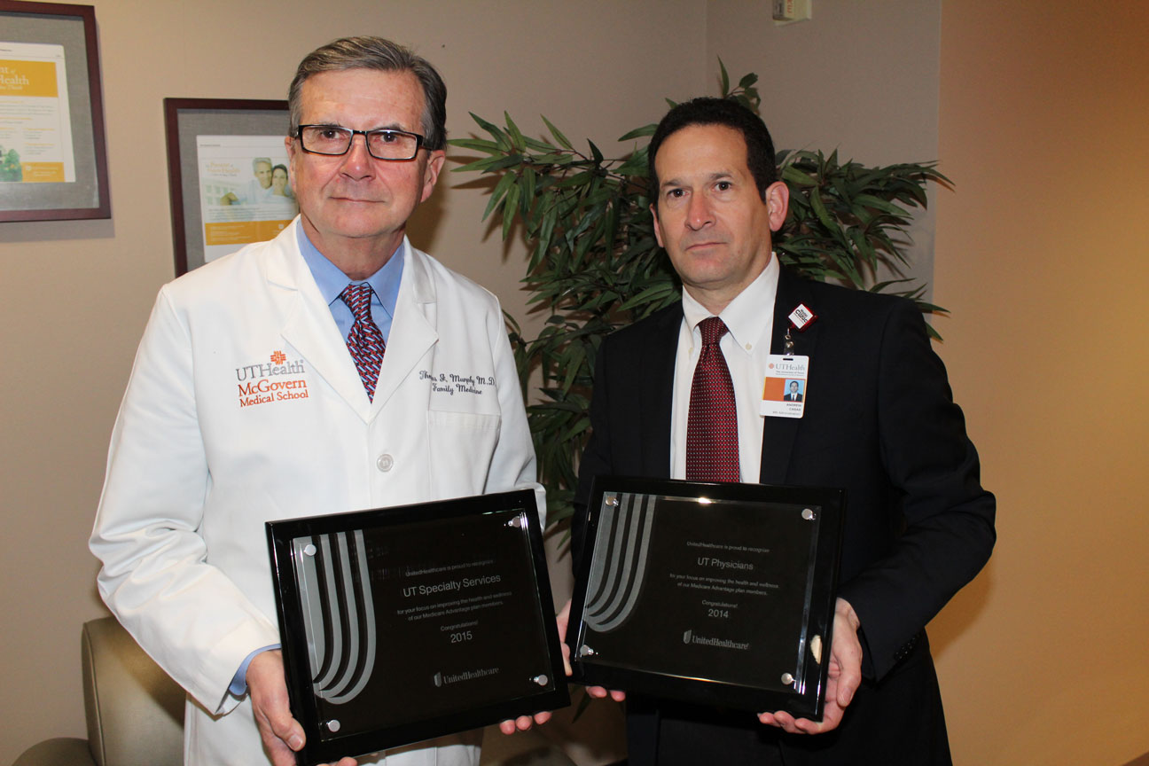 UT Physicians Recognized with Patient Service Award | UT ...