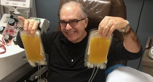 Jose Abdelnoor, 71, donates his antibody-rich plasma after surviving COVID-19. (Photo credit: Jose Abdelnoor)