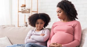 A UTHealth study shows depression in mothers during and after pregnancy increased the odds of depression in offspring during adolescence and adulthood. (Photo credit: Getty Images)