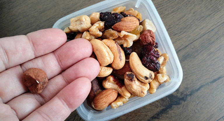 Nuts as healthy snack