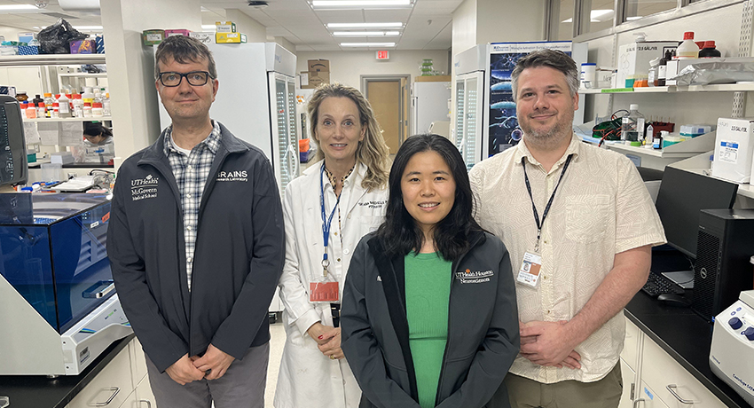 Photo of Andrey Tsvetkov, PhD Tatiana Barichello, PhD Hui Hui Fan, PhD Rodney Ritzel, PhD.