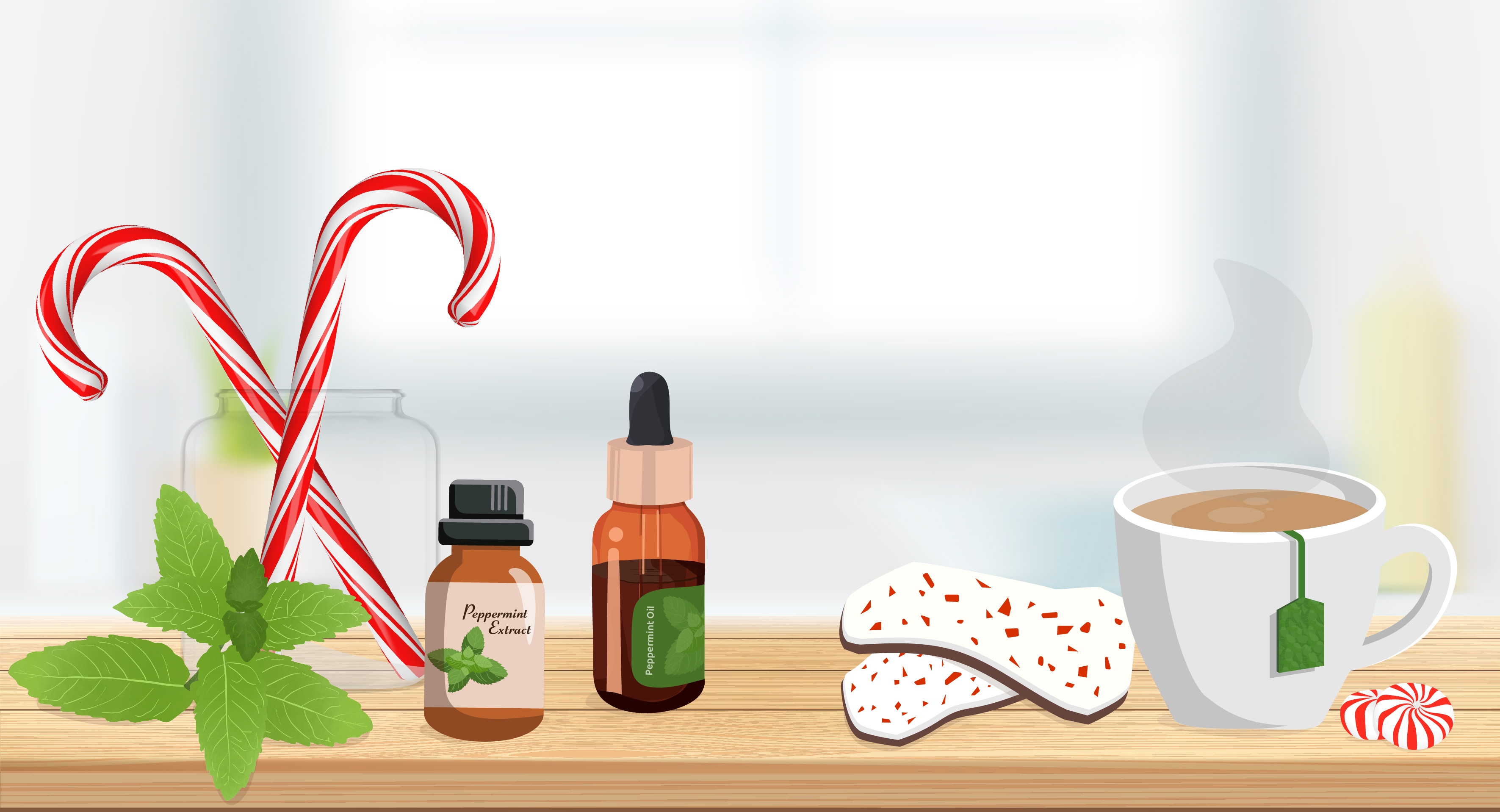 Peppermint recipe illustration